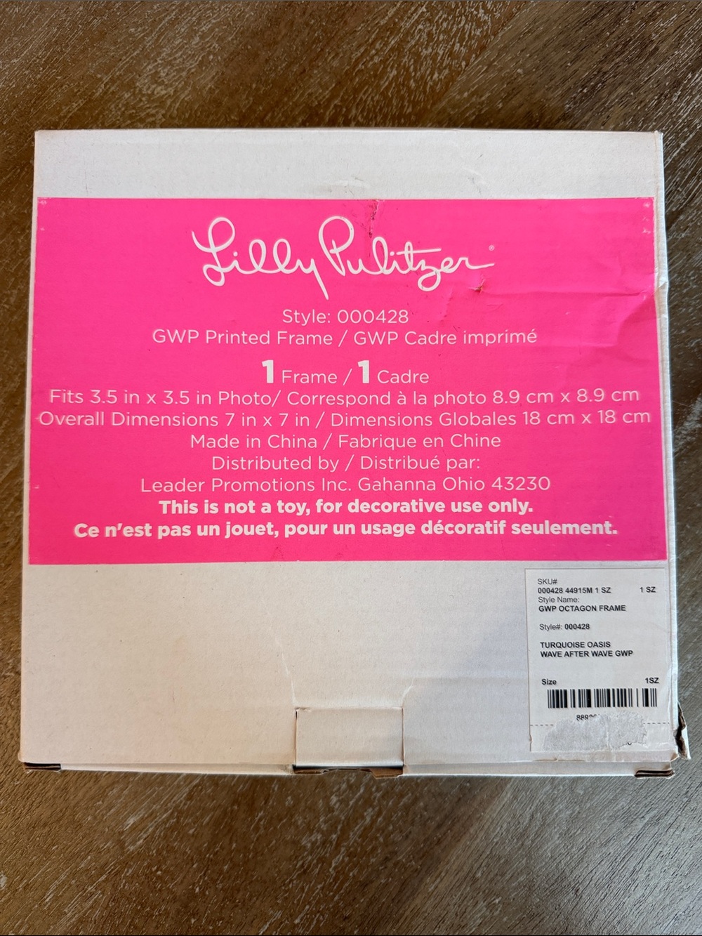 Lilly Pulitzer Octagon Frame - Picture 5 of 5